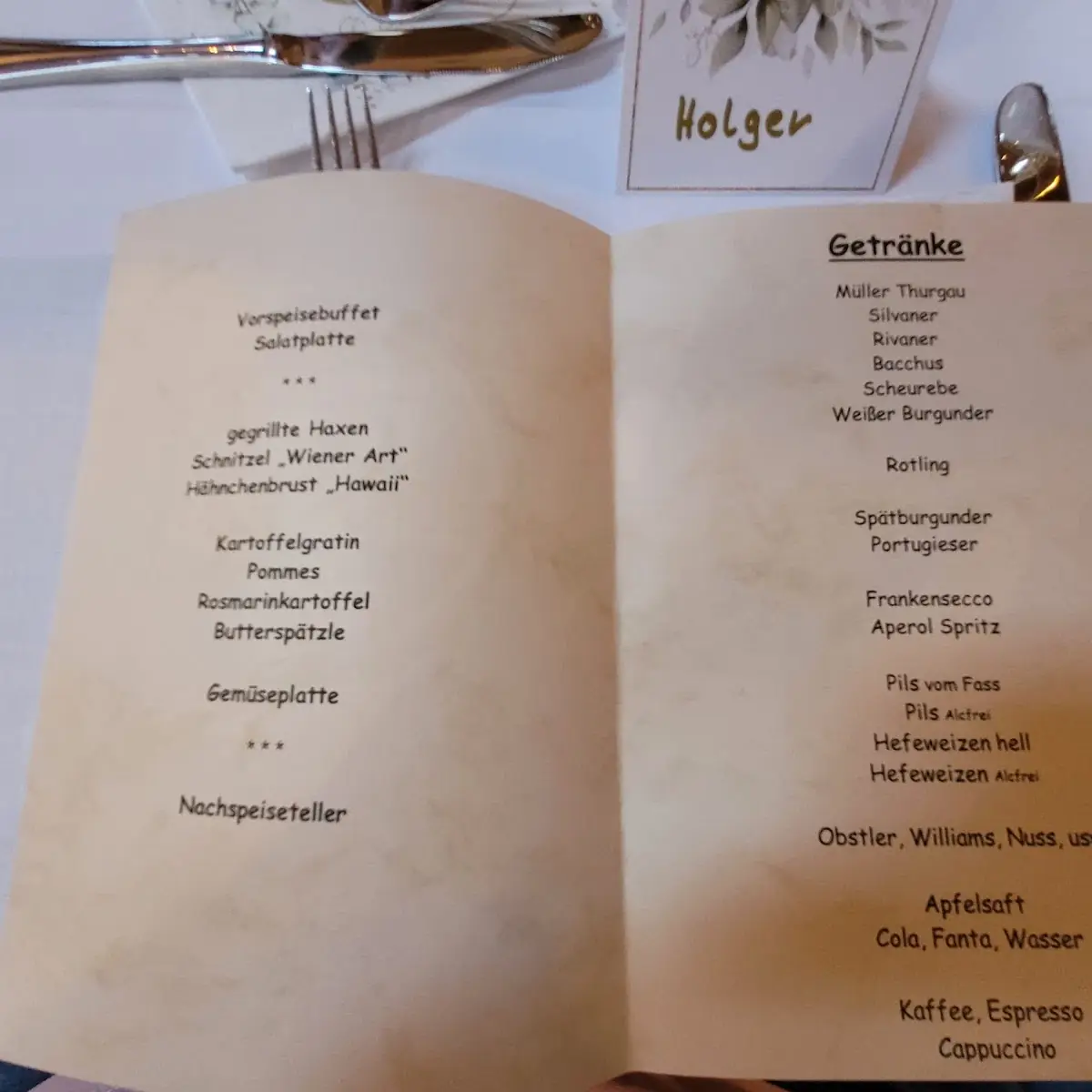 Speisekarte photo 3