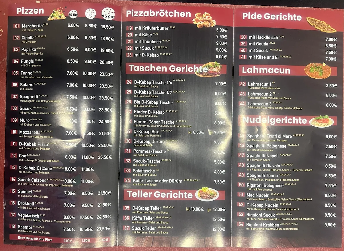Speisekarte photo 2