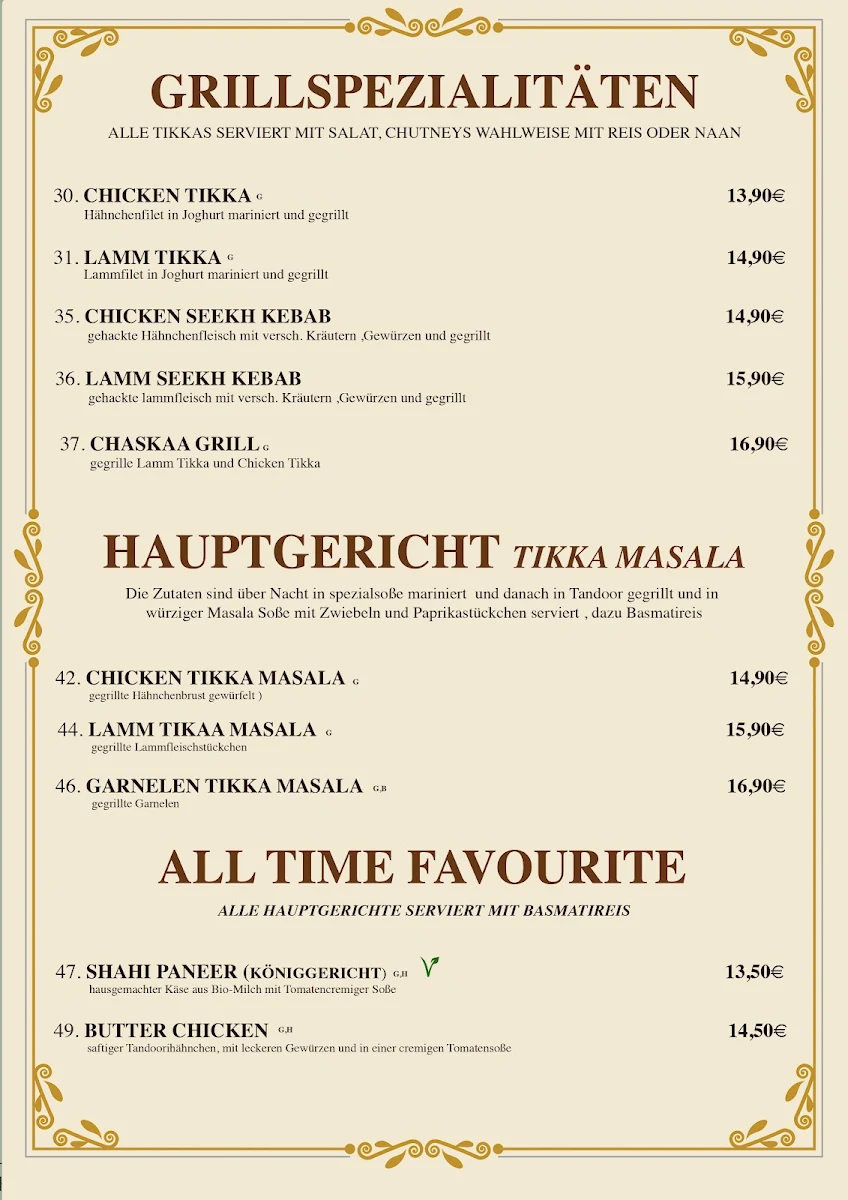 Speisekarte photo 1