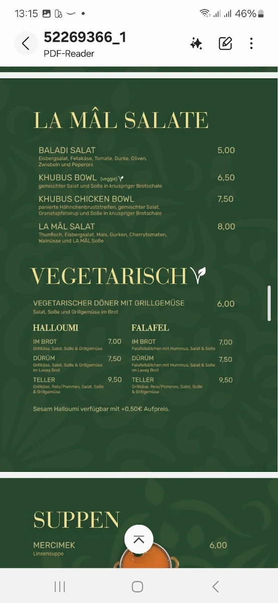 Speisekarte photo 6