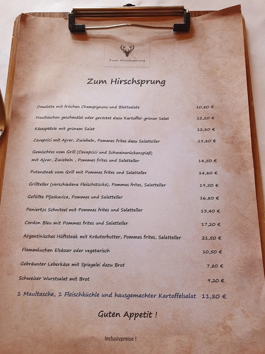 Speisekarte photo 1
