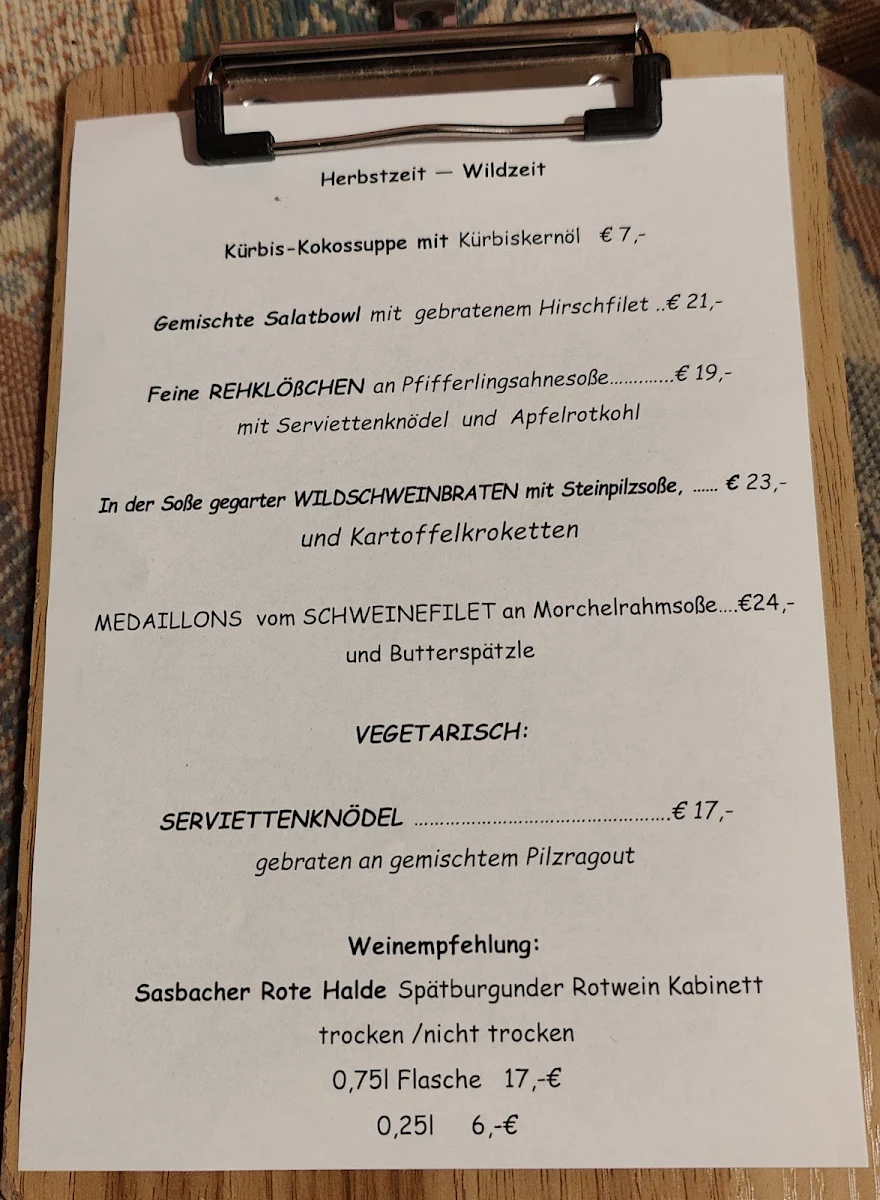 Speisekarte photo 4
