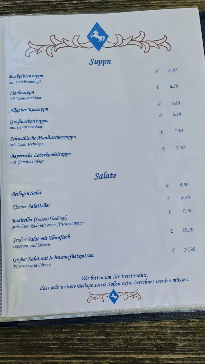 Speisekarte photo 2