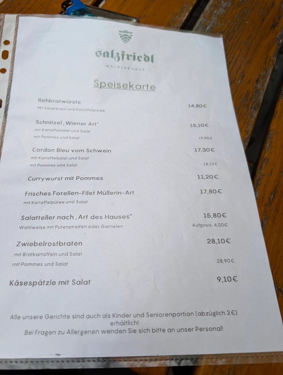 Speisekarte photo 1