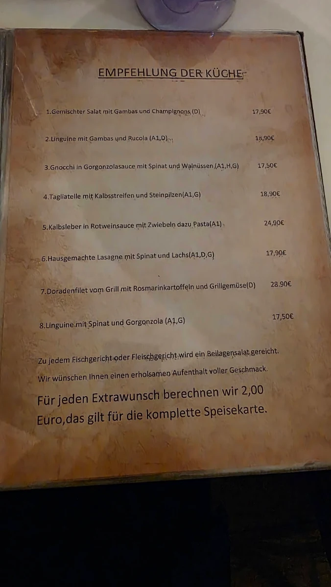 Speisekarte photo 1