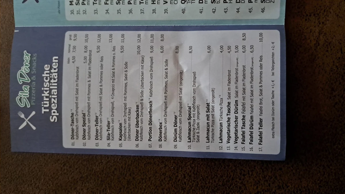 Speisekarte photo 3