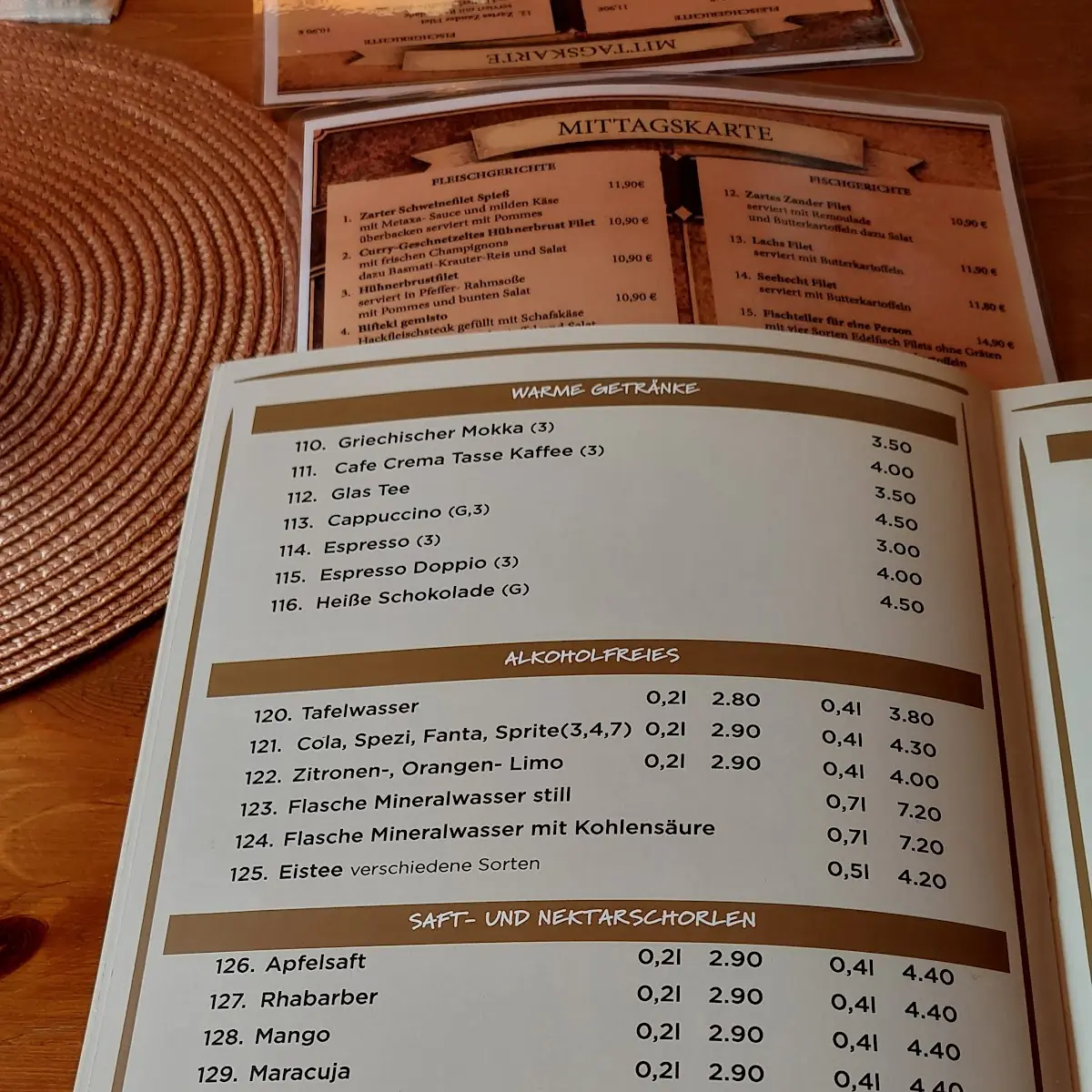 Speisekarte photo 1