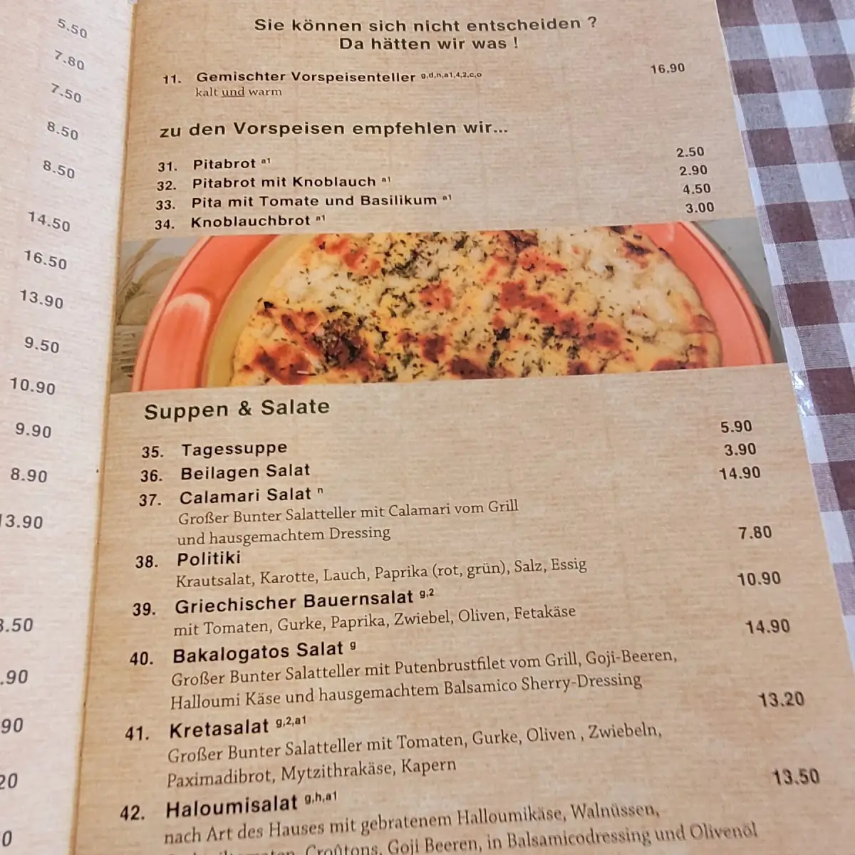 Speisekarte photo 6