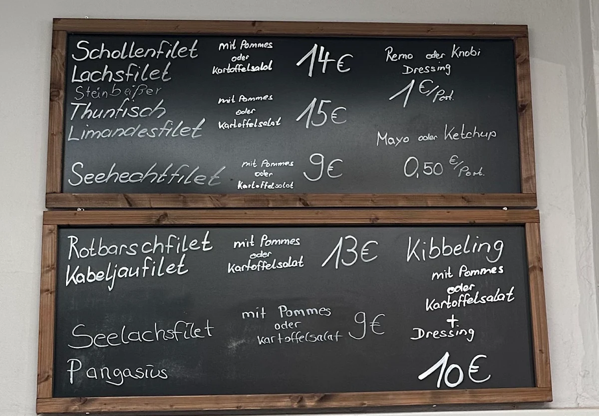 Speisekarte, Fisch 2000