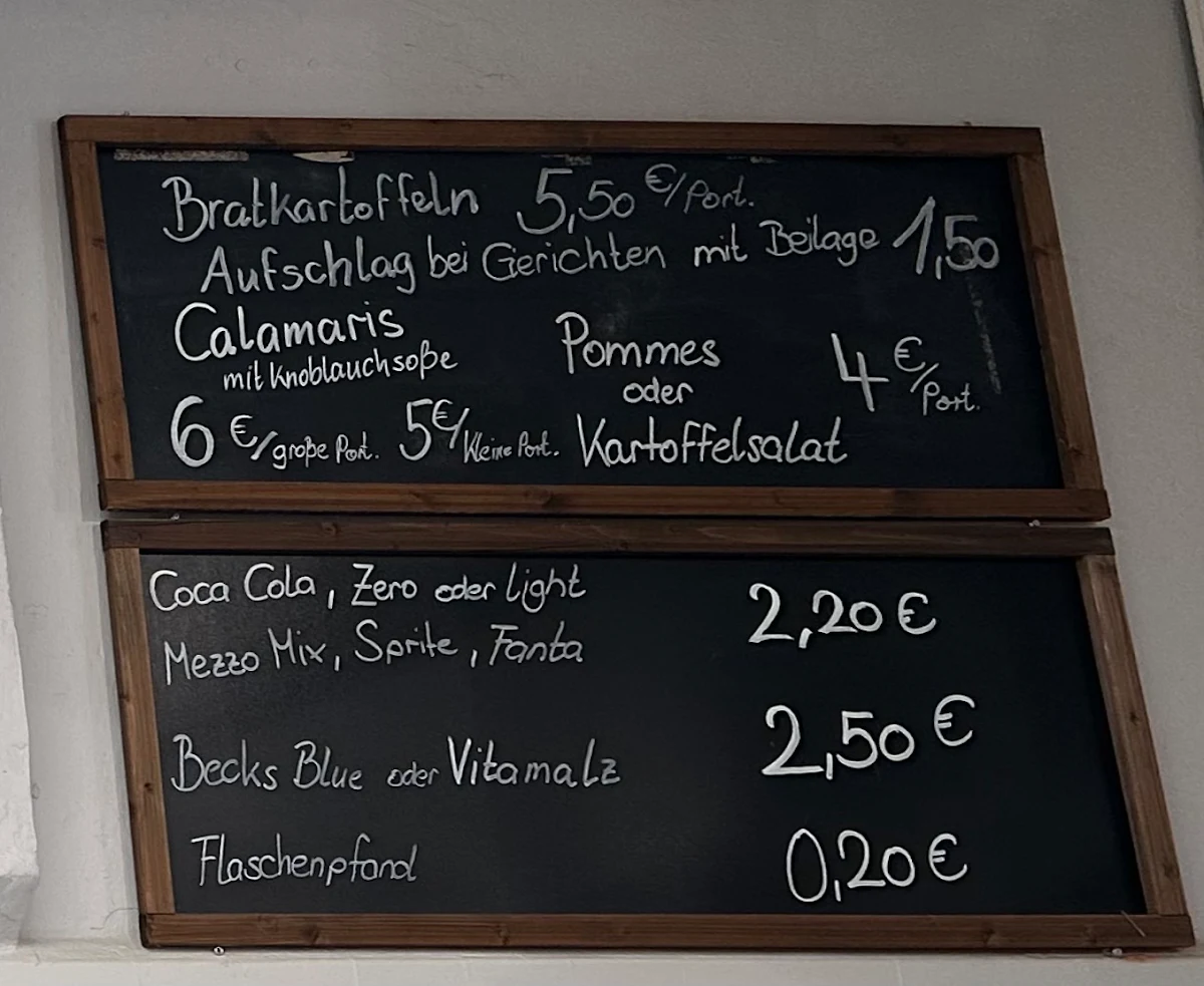 Speisekarte, Fisch 2000