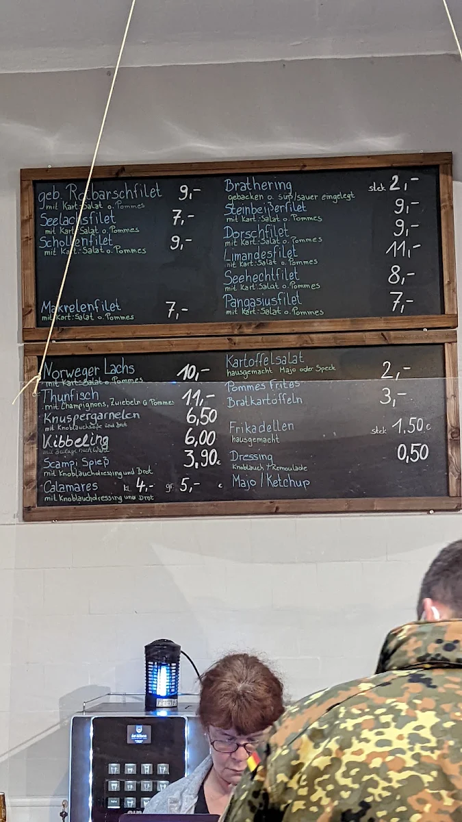 Speisekarte, Fisch 2000