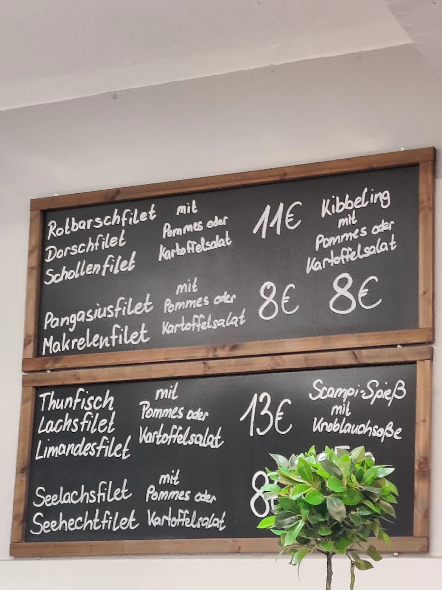 Speisekarte, Fisch 2000
