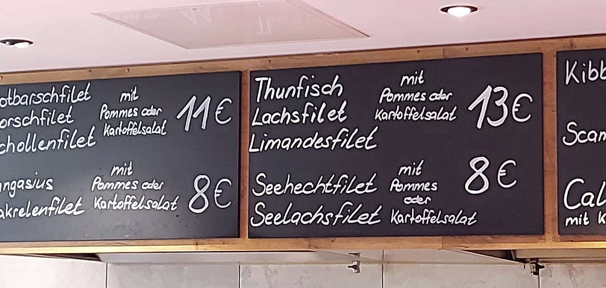 Speisekarte, Fisch 2000