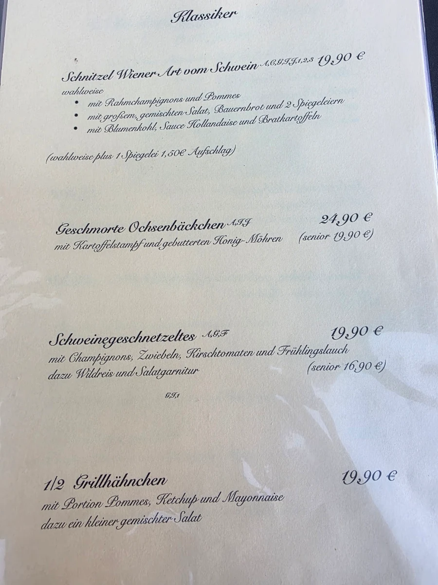 Speisekarte photo 1