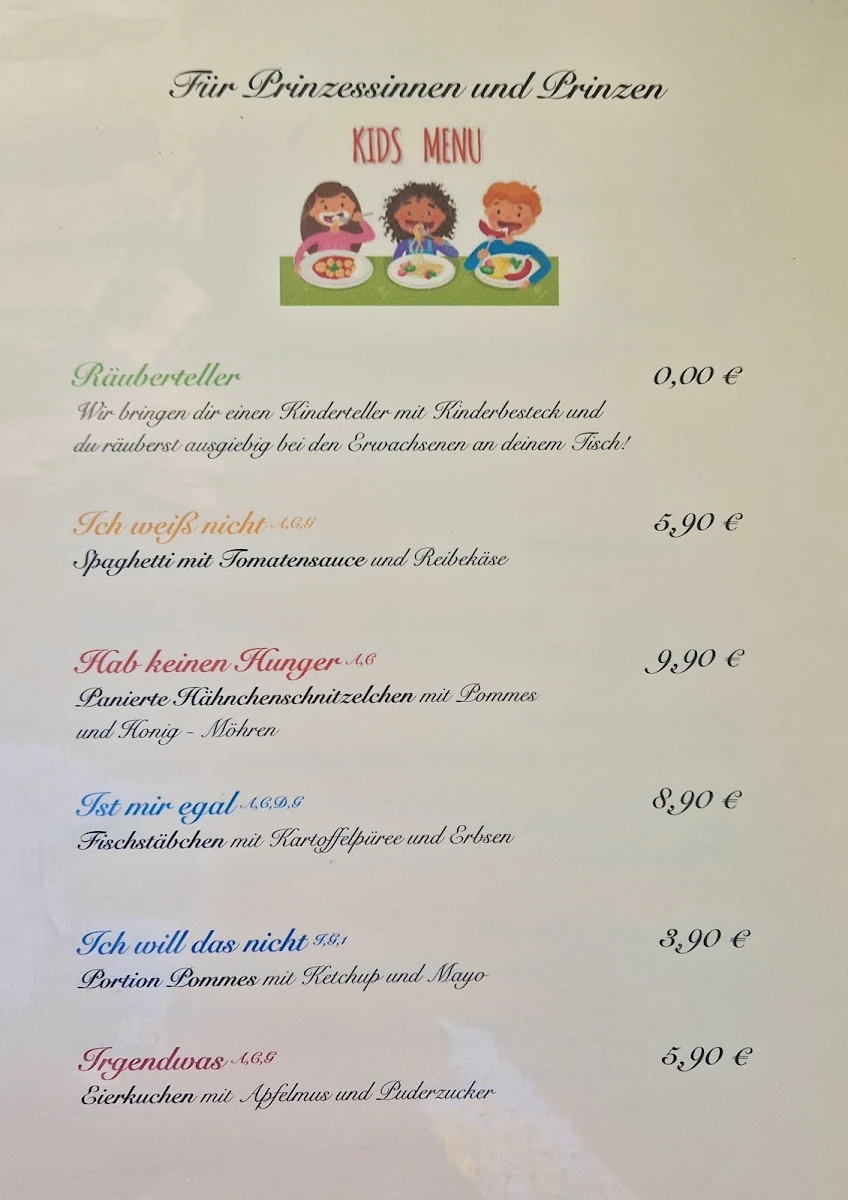 Speisekarte photo 2