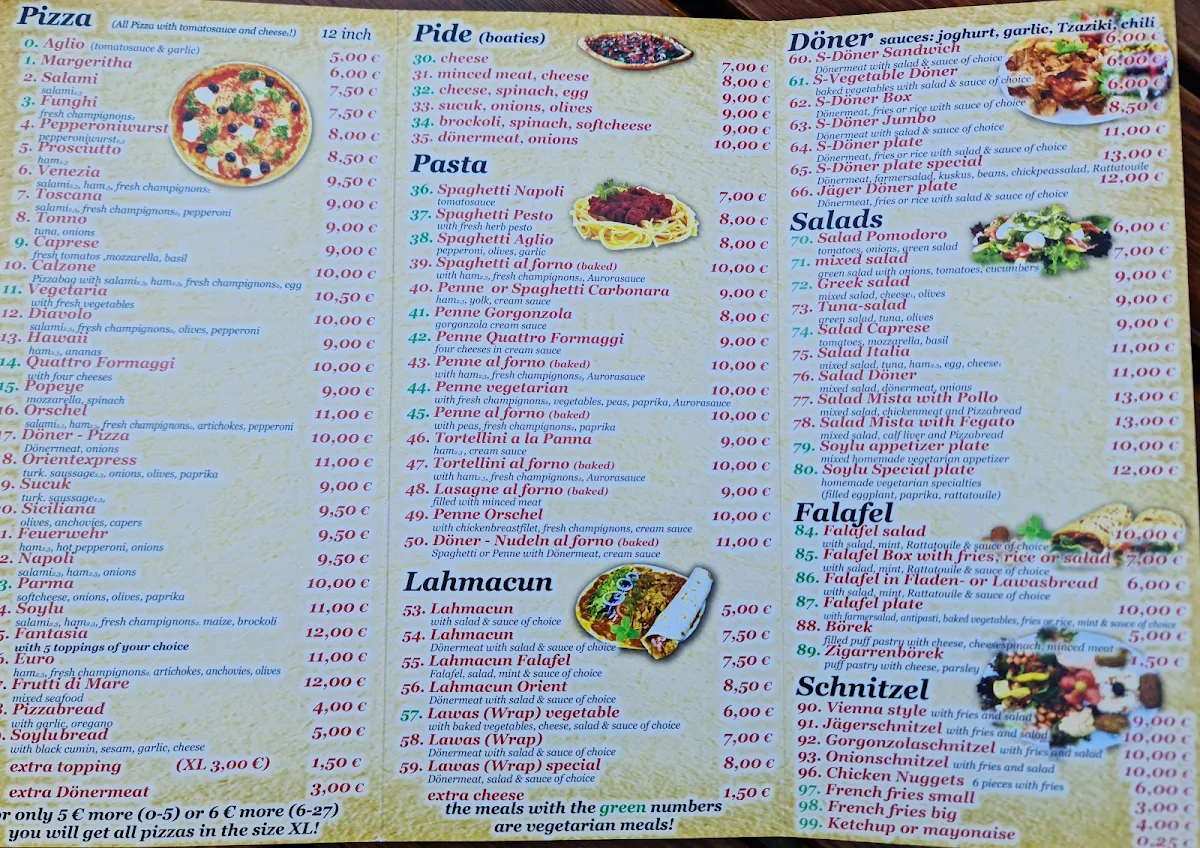 Speisekarte photo 2