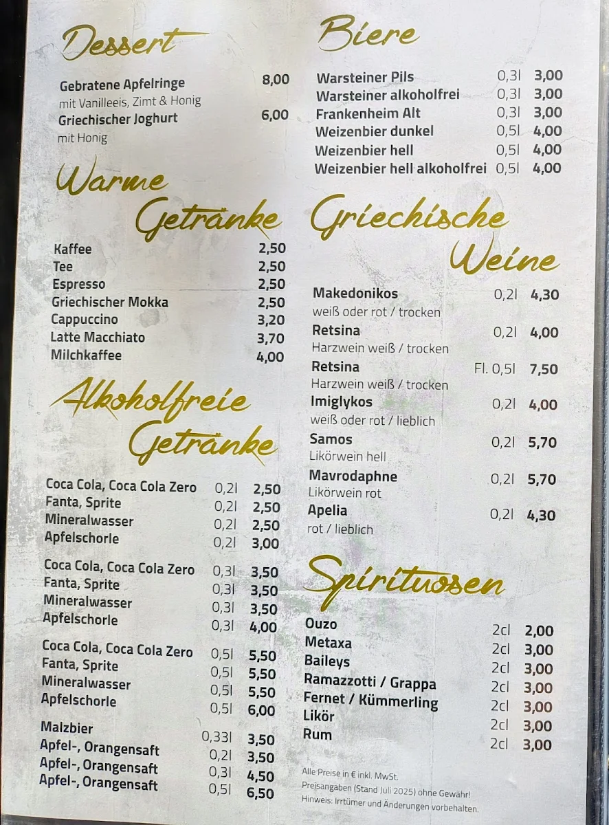 Speisekarte photo 1