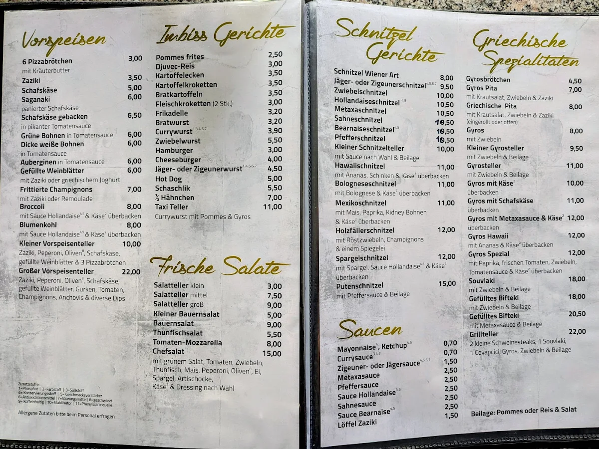 Speisekarte photo 2