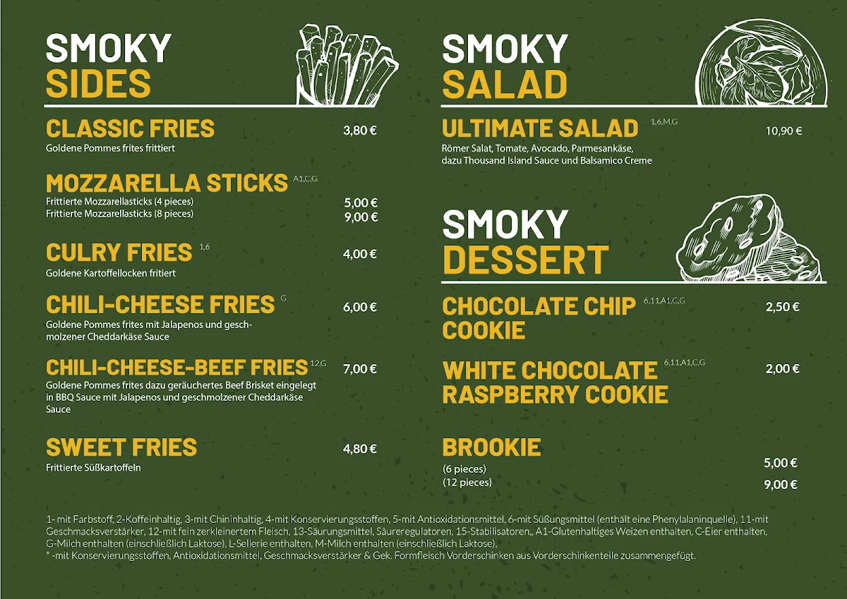 Speisekarte, Smoky Bite