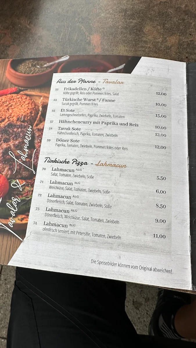 Speisekarte photo 3