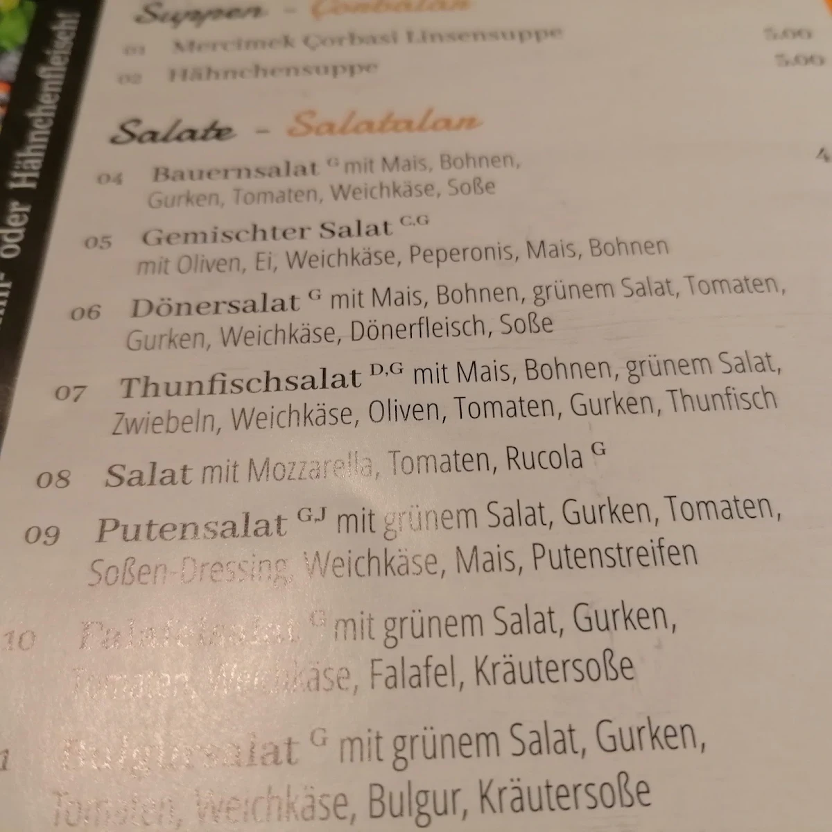Speisekarte photo 5