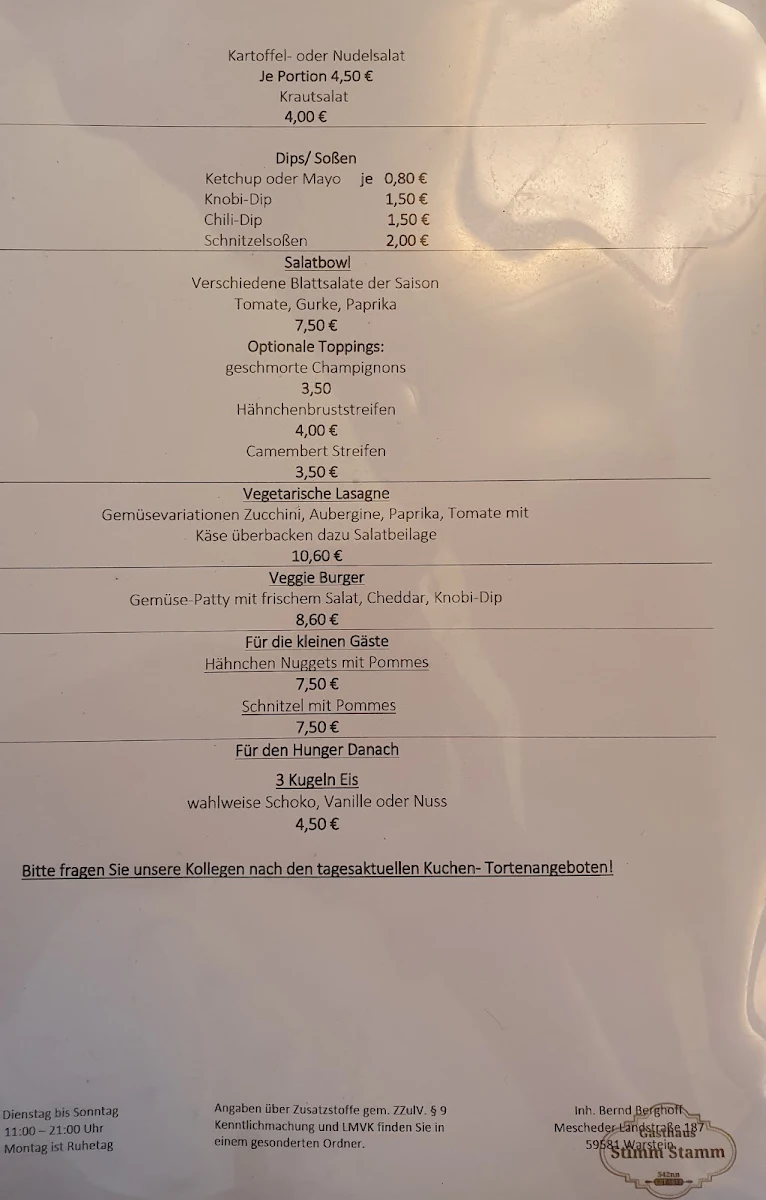 Speisekarte photo 7