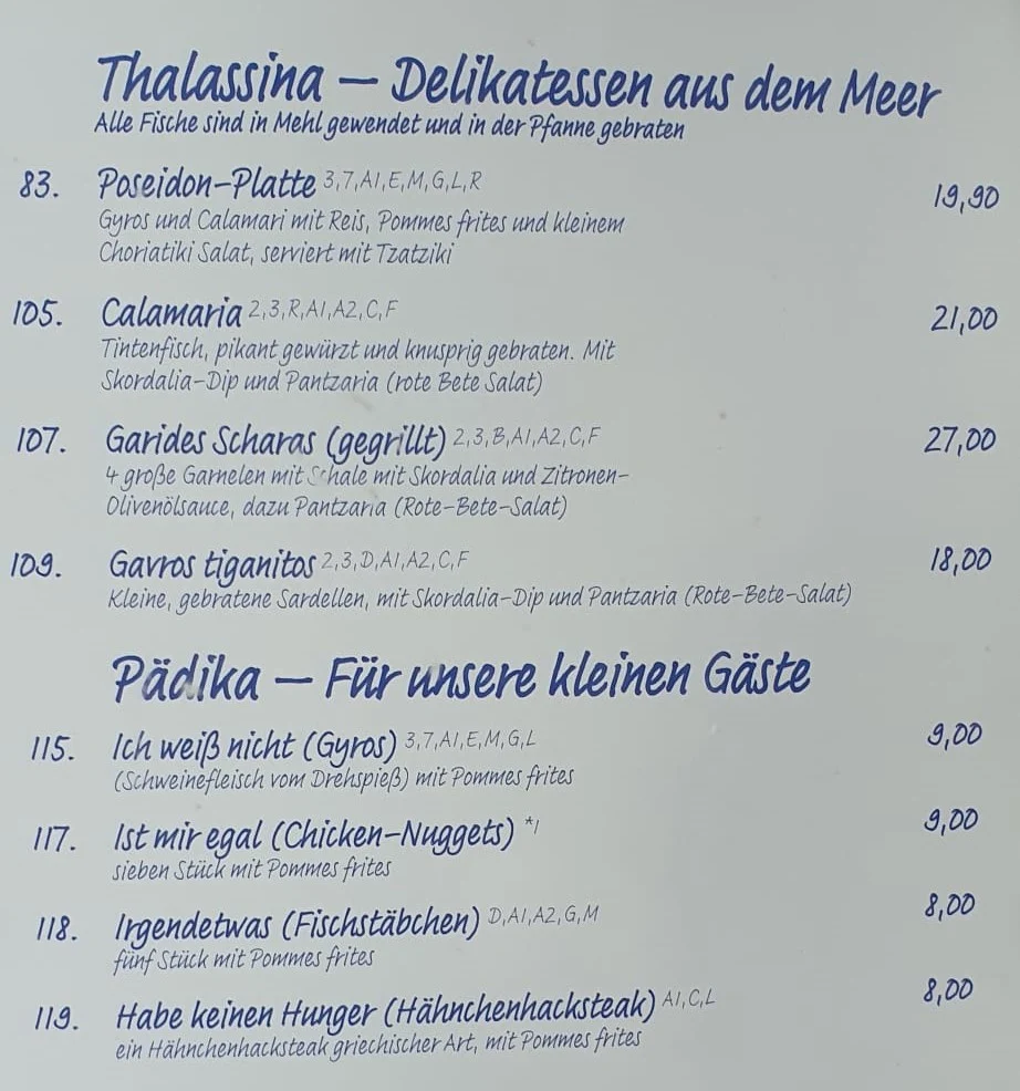Speisekarte photo 2