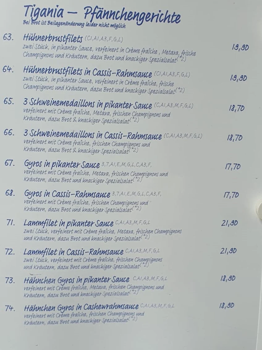 Speisekarte photo 6