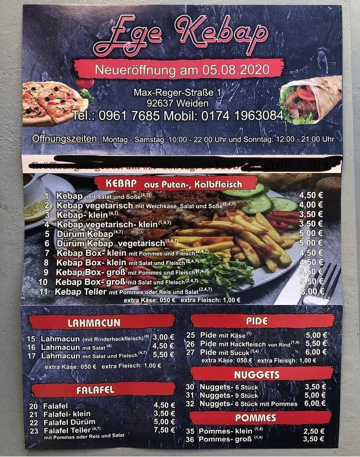 Speisekarte photo 3
