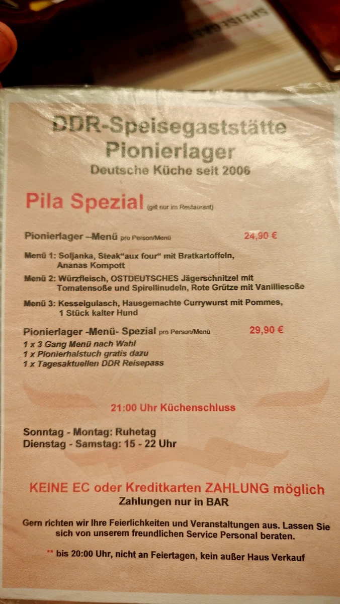 Speisekarte photo 1