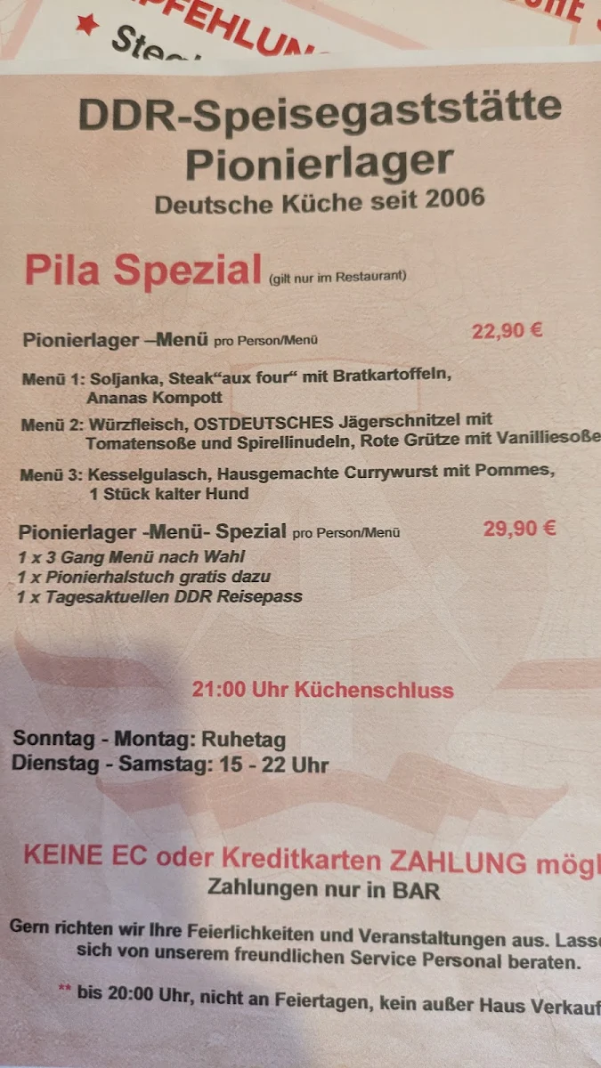 Speisekarte photo 2
