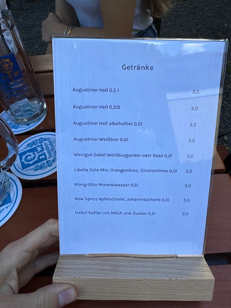 Speisekarte, Der Josi