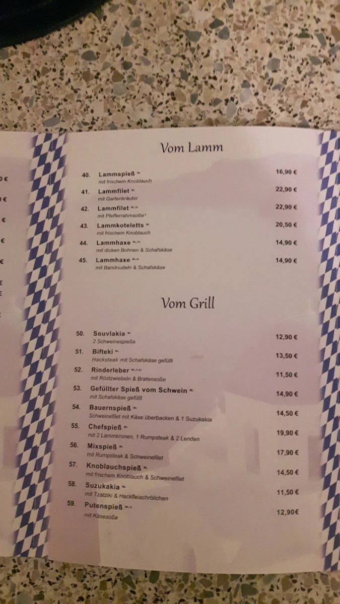 Speisekarte photo 2