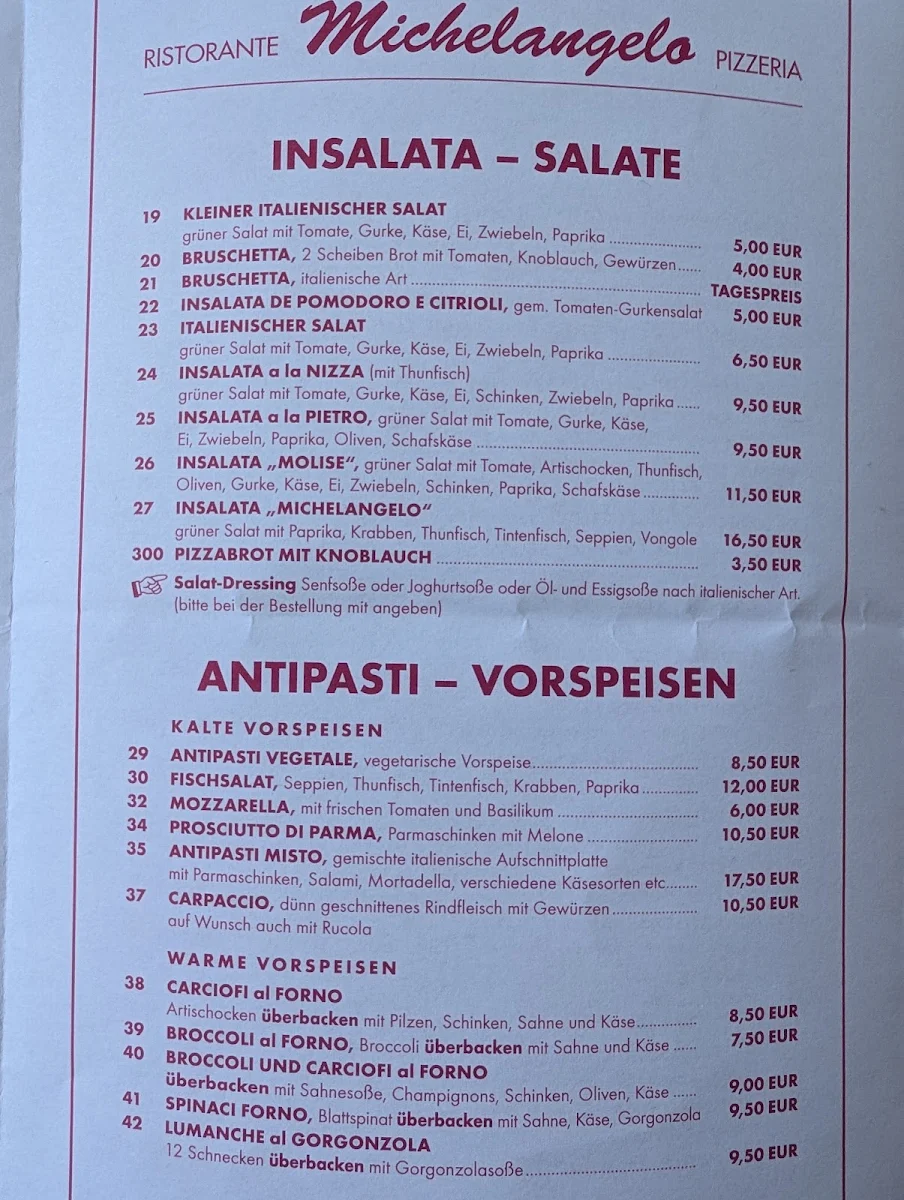 Speisekarte photo 1
