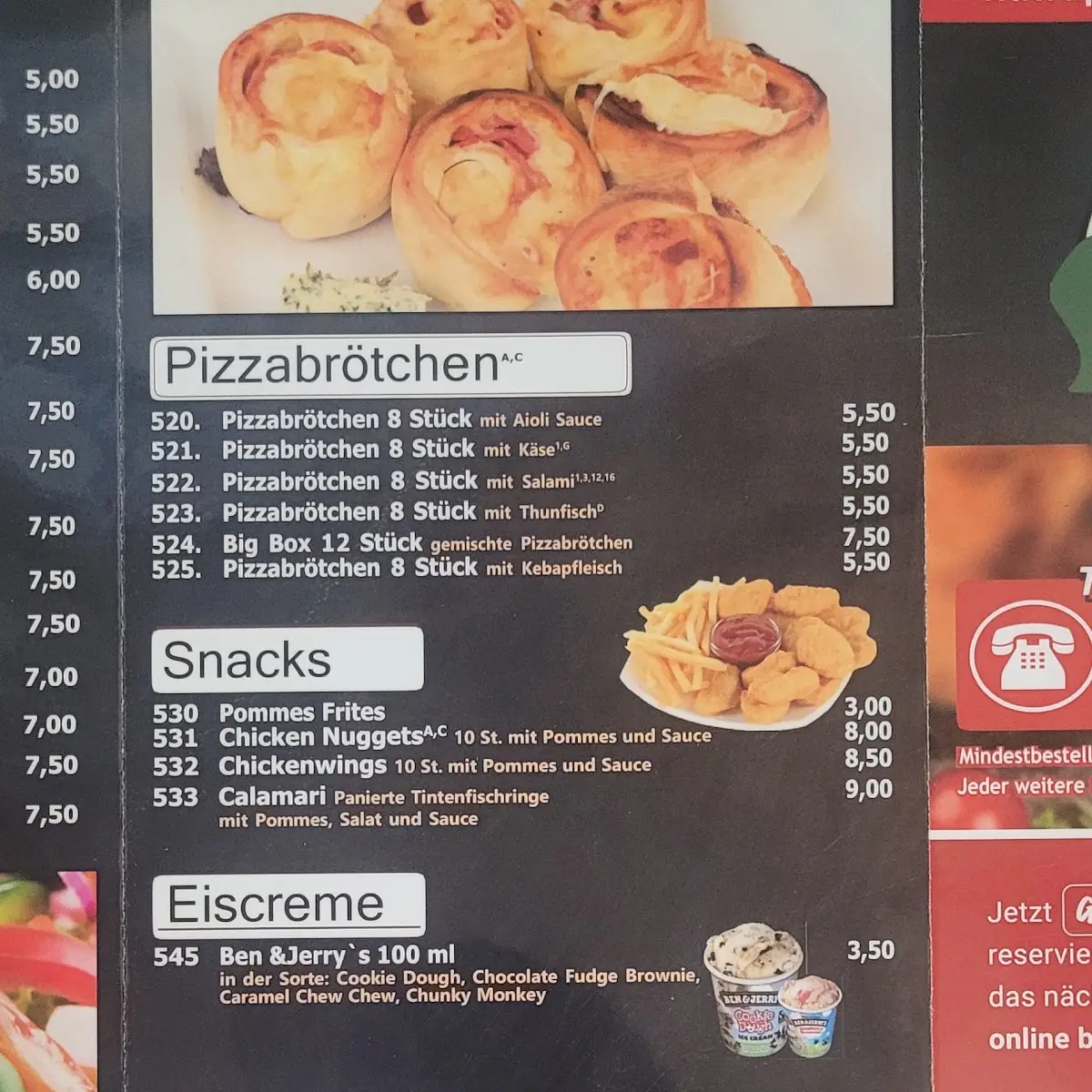 Speisekarte photo 5