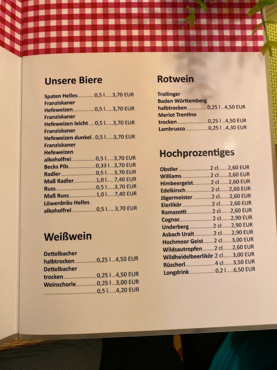 Speisekarte photo 1