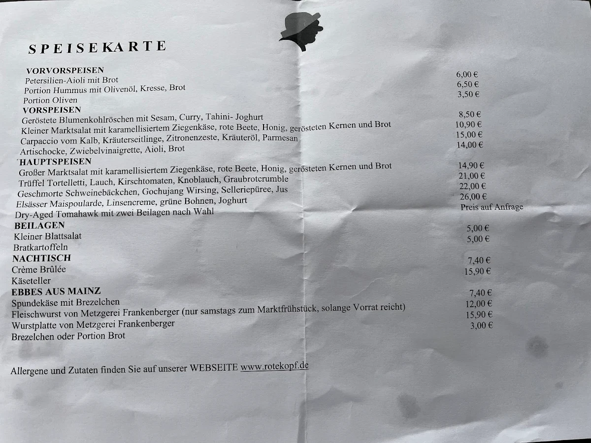 Speisekarte photo 2