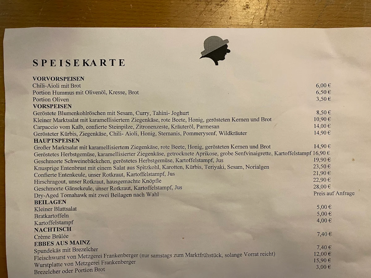 Speisekarte photo 3