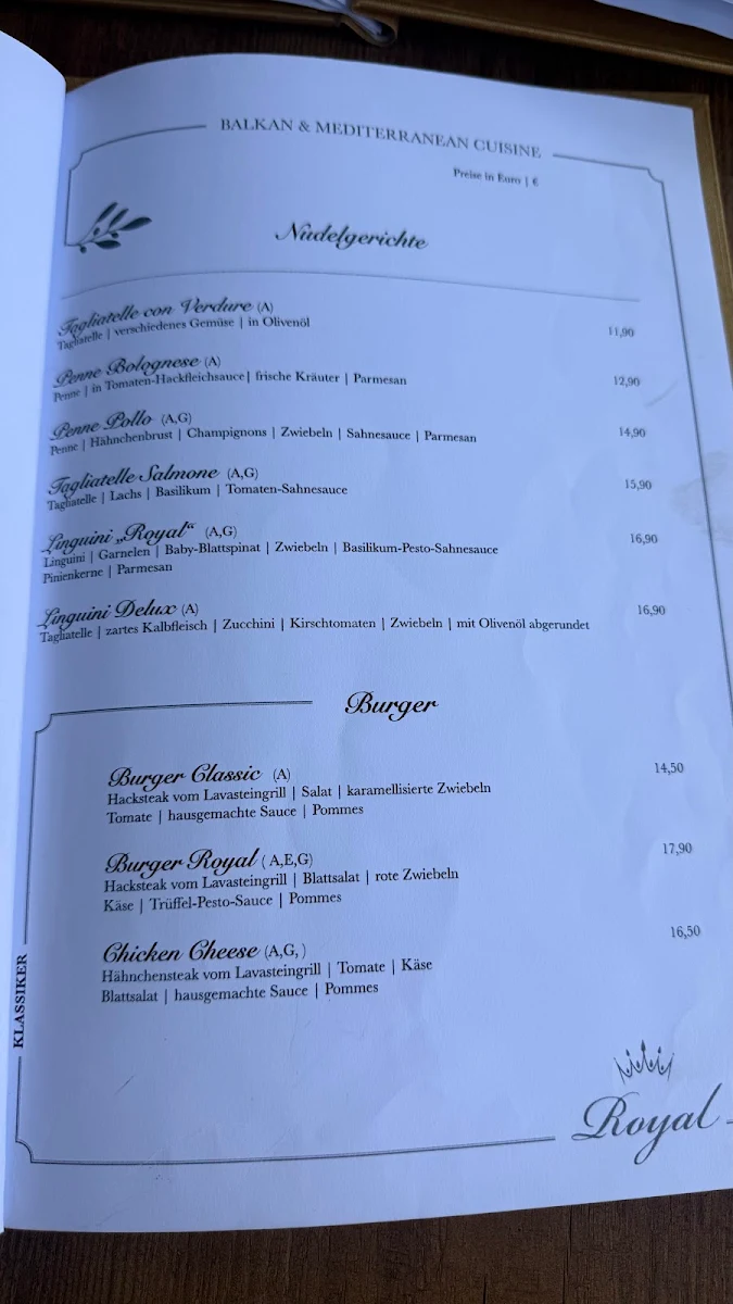 Speisekarte photo 2