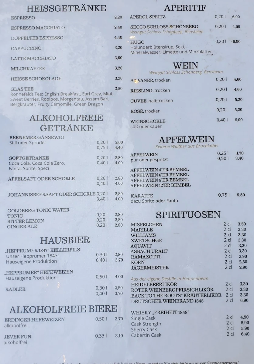 Speisekarte photo 6