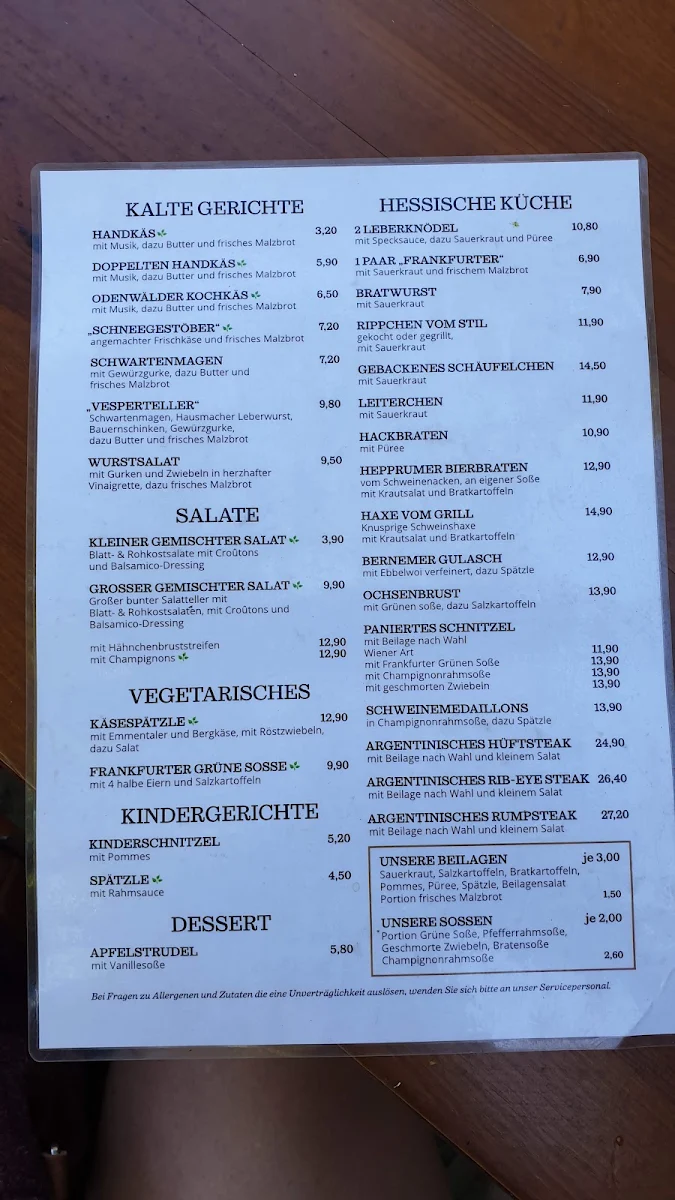 Speisekarte photo 7