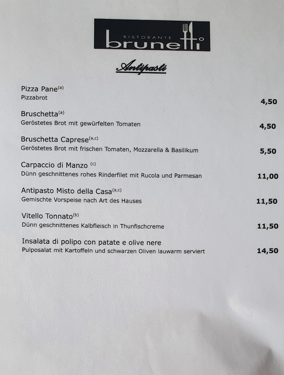 Speisekarte photo 3
