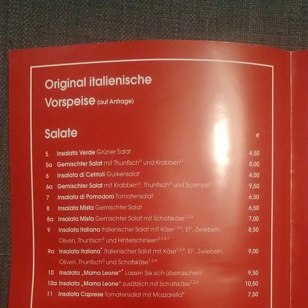 Speisekarte photo 9