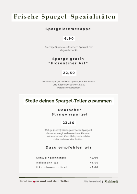 Speisekarte photo 3
