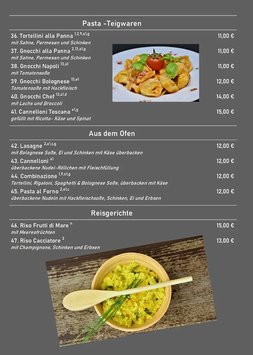 Speisekarte photo 2