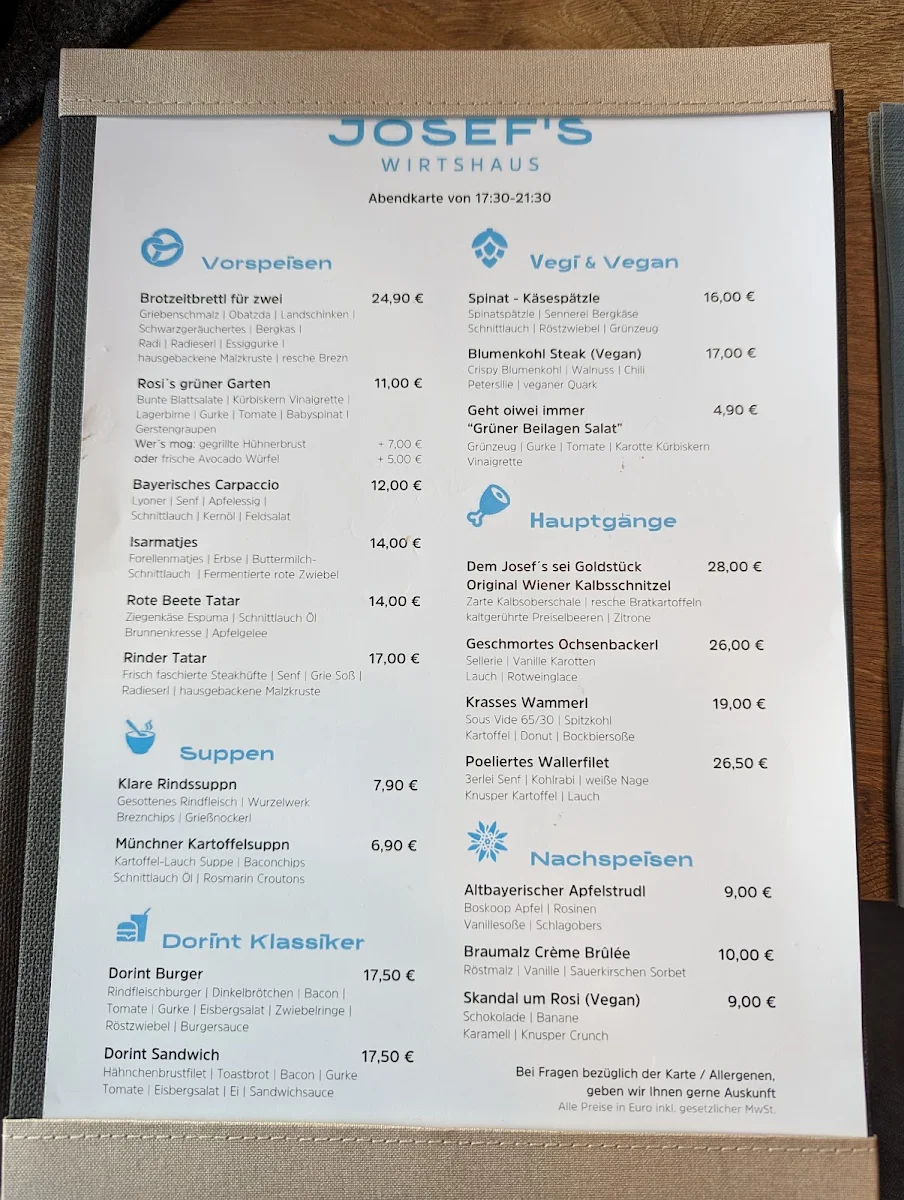 Speisekarte photo 2
