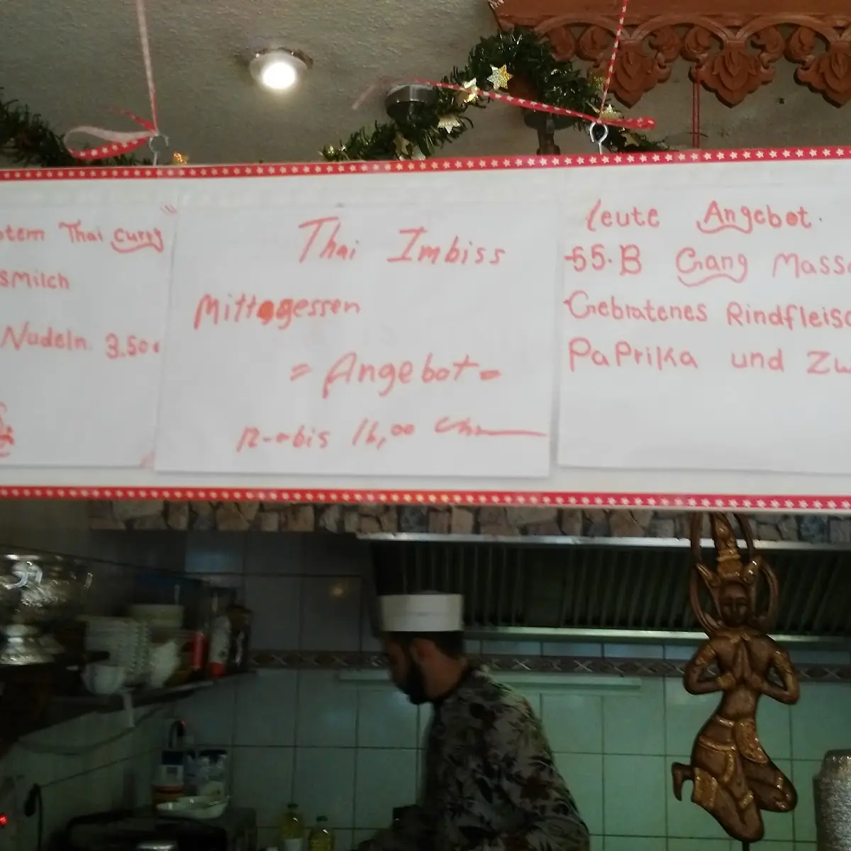 Speisekarte, Ruanthai Thai Imbiss