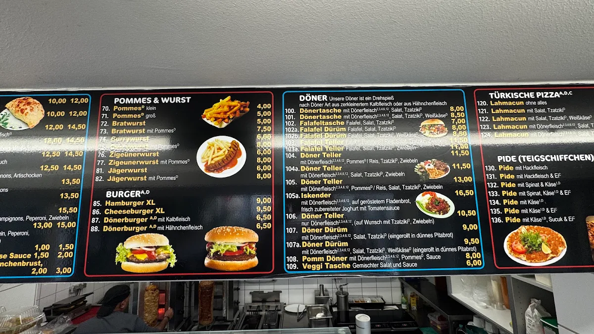 Speisekarte, Markthaus Rhein Grill & Pizzeria