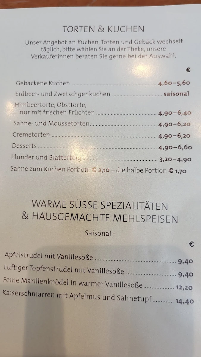 Speisekarte photo 2
