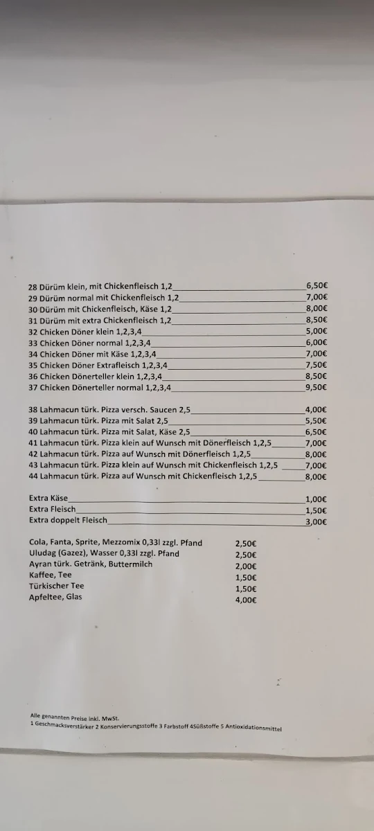 Speisekarte photo 2
